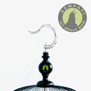 SEMPATI Gantungan Lipat Motif Bambu Tutup Oli Alumunium Cantolan Sangkar Kandang Burung Murai Lovebird Kotak Pleci Branjangan GTGTULANG