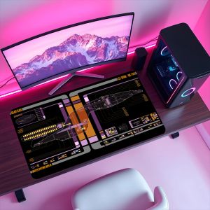 Mouse Pad Science Non-slip Trek Lockedge Office Student Fiction Gaming Thickened S-Star Large Writing Cushion MousePad