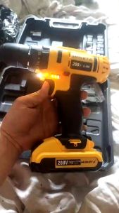 DeWALT Cordless Drill Impact Hammer with 2X 288V Battery Cordless Screwdriver Power with Case