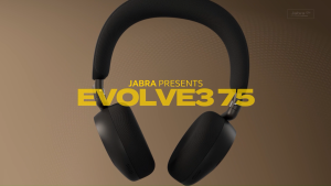 Jabra Evolve3 75 Ultra-Light On-Ear Wireless Headset ANC Bluetooth Work Headphones