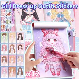 Girl Dress-Up Stickers: Creative & Fun DIY Paper Doll Accessories
