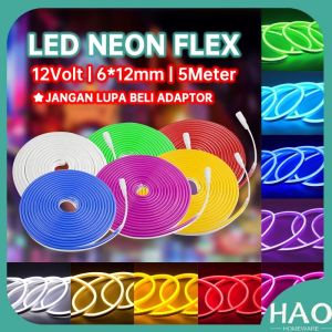 NEON FLEX LAMPU LED SELANG PANJANG 5 METER KUALITAS SUPER DC 12VOLT