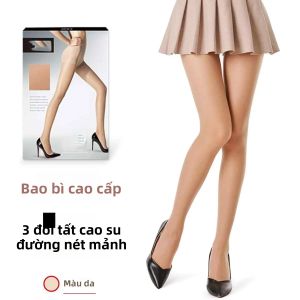 G&Y 3 Đôi Tất Nữ 20D Sheer Tights Có Kiểu