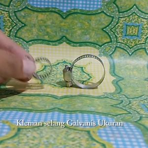 Kleman Selang Galvanis Ukuran 5/8 5/8In 5/8Inch 1 1In 1Inch