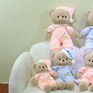 Goodnight Teddy Bear Plush Toy 40cm-60cm Comforting Sleep Companion Pillow for Boys and Girls Birthday Gift Holiday Gift