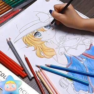 IFIOLY 48/72/120 Oil Color Pencil Set Artist Painting Sketch Wood Pencil Art Supplies