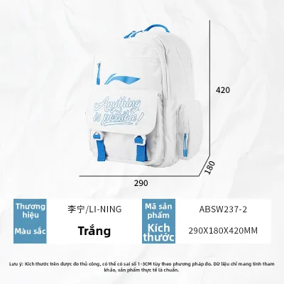 Li-Ning | Balo Dã ngoại Quốc tế có ngăn cách nhiệt và túi đựng giày