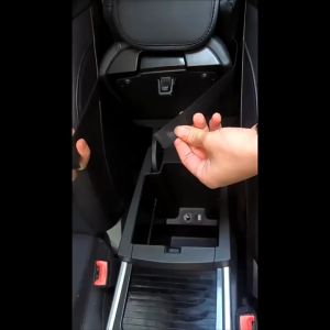 4 IN 1 Car Center Console Cushion Pad With Tissue Box Storage Bag Universal PU Leather Armrest Pad Portable Car Armrest Cover Height Pad