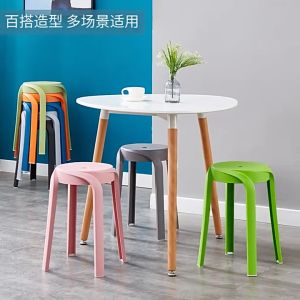 Nordic style Plastic Stool Household stools durable stools company chairs bar stools Table chair