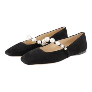Jimmy Choo | Giày Bệt Mũi Vuông Phong Cách Trung Quốc Mới Có Dây Đan