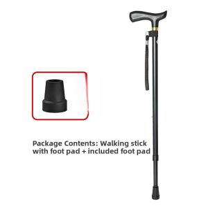 Ultra-Light Adjustable Length Anti-Slip Walking Cane for Elderly Hiking Camping Traveling Taiwan Made Nakabayashi Brand