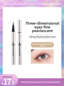 MONLEYTA | Waterproof Sweatproof Long-lasting Eyeliner Pen Beginner Friendly Ultra Fine Tip Easy Application For Any Skin Type Made In China