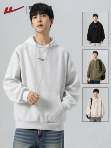 Warrior | Hooded American Style Loose Hoodie Grey