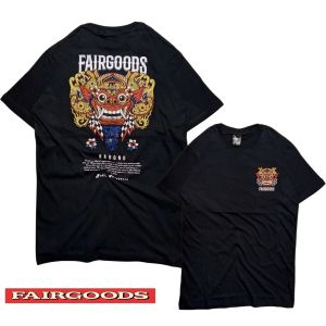 Kaos Fairgoods Barong warna hitam Kaos pria dewasa terbaru murah Kaos pria dewasa terbaru Kaos pria distro jepang bandung Kaos pria lengan pendek