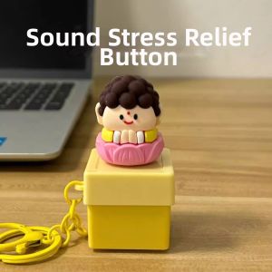 XIONGBUFAN | Voice Button Keychain Toy
