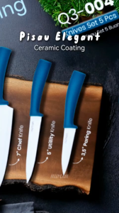 NEW LAUNCH - NUMAN KNIVES 5S SET MOSAIC BLUE | SET PISAU ISI 5 WARNA MOSAIC BLUE| SET PISAU ALA SCANDINAVIAN