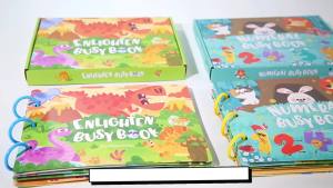 Montessori Baby Busy book My First Quiet Stickers Book Paste Early Learning Education Toy Children Toy Matching Game for Babies