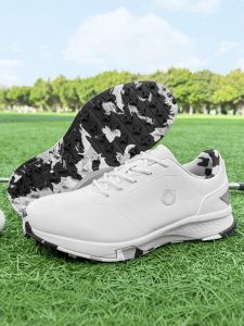 New Mens Golf Shoes Fixed Nail Outdoor Anti-slip Wear-resistant Breathable Sports Fashion Casual Shoes