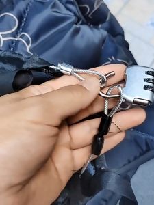 Car Cover Password Lock 2m Steel Cable Luggage Security Protector  Outdoor Anti-theft Artifact for Motor Bicycle Chain Backpack Cabinets