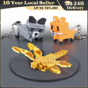 3D Printed Keychain Grow A Garden New Product In Stock Figurine Fox Bee Action Figures Anime Figures Evoker Birthday Gifts Souve Grow A Garden 3D Printed Keychain Desktop Ornament Mini Cute Pet Dog Anime Game Ornaments Garden Figurines Kids Christmas Gift