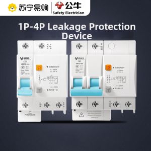 Bull | Bull 2P63A Circuit Breaker with Leakage Protection Home Use Disconnector Air Switch 3 Year Warranty Vacuum Interrupter