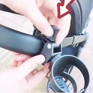 Đa Năng 360 Độ °   Giá Đỡ Cốc Xoay Màu Đen Bền Chắc Dùng Để Đựng Đồ Uống Khi Đạp Xe Đi Bộ Có Đế Điều Chỉnh Được Dành Cho Các Hoạt Động Thể Thao Ngoài Trời
