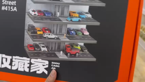 Mô Hình Diorama Bãi Đỗ Xe 4 Tầng Có Thang Máy Tỷ Lệ 1:64