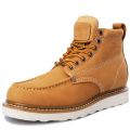 Pathfinder PF875 Casual Style Men's Short Boots Martin Yellow Genuine Leather Motorcycle Boots Winter High Heel Shoe. 