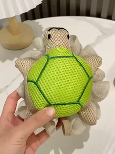 ✅2026 NEW✅JOMO Turtle Bath Loofah Body Scrubber Shower Sponge Double Sided Soft Rich Foam Quick Dry