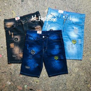 PENDEK JEANS SOBEK PRIA EMBLEM BORDIL PREMIUM