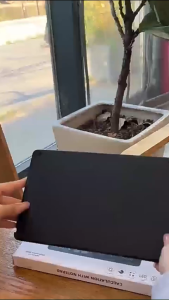 Calculator Writing Tablet with Stylus Folding 12 Digits Desktop Scientific Calculators Doodle Drawing Memo Erasable Pad