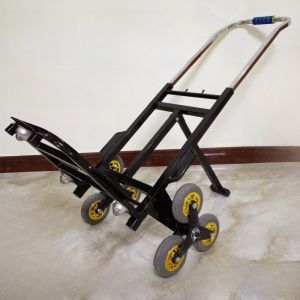 รถเข็นพับได้สำหรับยกของน้ำหนักหนัก รถเข็นกระเป๋าเดินทางแบบมีล้อสามเหลี่ยมสำหรับขึ้นบันได รถเข็นสำหรับขนของขนาดใหญ่