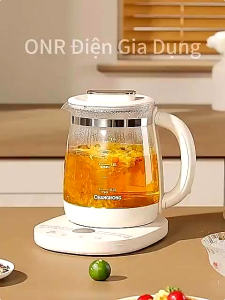 Ấm pha trà siêu tốc đa năng Dung tích 1.8L Công suất 800W 18 chế độ nấu có lõi lọc inox giữ nhiệt