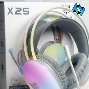 ONIKUMA X25 RGB Light Noise Cancelling Microphone Gaming Headphones