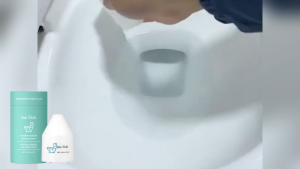 นํ้ายาทําความสะอาดชักโครกอัตโนมัติ - Toilet Tank Cleaner Block Prevents Limescale & Fresh Fragrance Safe for Porcelain Glaze