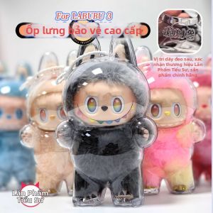 Labubu Protection Cover Anti Dust Transparent Rubber Coated Party Front High Energy 3579 Second Generation Third Generation