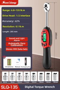 sanliang | Digital Adjustable Precision Torque Wrench Kg