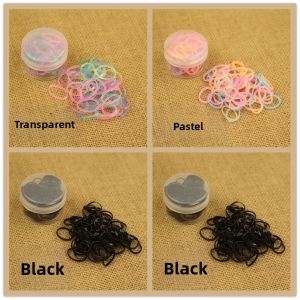 Pet Hair Ties Doggie Hair Bands for Yorkie Shihtzu Teddy Bichon Non-Stick Hair Beauty Dog Accessories Hair Braiding Bands
