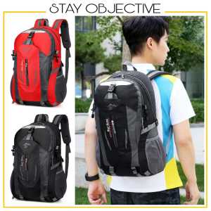 40L Large Capacity Backpack Waterproof Beg Hiking Bag Military Daki Gunung Camping Tactical Bagpack Travel 登山爬山背包