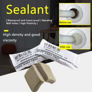 【Free Shipping】Wall Hole Sealing Glue Household Air-conditioning Mending Wall Hole Plasticine Waterproof Sewer Pipe Sealing Mud Sealant House