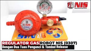 PAKET HEMAT NIS REGULATOR GAS ROBOT + SELANG GAS HONEYCOMB