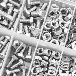 Bộ Dụng Cụ 240 Chiếc Ốc Vít Và Bu Lông Đầu Lục Giác Bằng Thép Không Gỉ Kích Thước M4 M5 Kèm Ron Phẳng Và Ron Lò Xo Có Hộp Đựng