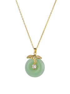 สร้อยคอทองคำชุบทองสำหรับผู้หญิง เครื่องประดับแฟชั่นแบบโบราณ เรซินคลาสสิก เครื่องประดับแบบไม่ซ้ำใคร ของขวัญวันหยุดพิเศษ