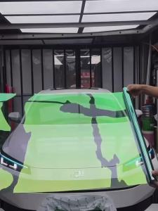 52cm x150/300/600cm Car Side Windshield 80% VLT Green Glass Tinting Vinyl Solar Chameleon Tint Film Nano Ceramic UV Proof