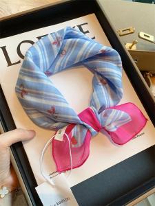 Khăn Quàng Cổ Vuông Vải Lanh Cotton Phong Cách Hàn Quốc Mùa Xuân 2025 Trang Trí Cho Nữ Sinh Và Thanh Thiếu Niên Mùa Hè Xuân