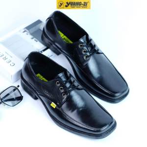 Sepatu Pantofel 3 Hole Bahan Kulit / Sepatu Formal Casual Pria