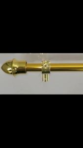 【Wholesale Price】QAQA Hot Sale Curtain Rod Adjustable Rod Gold And Silver Plated For Curtains With Accessories Set With Screw And Bracket Free Shipping