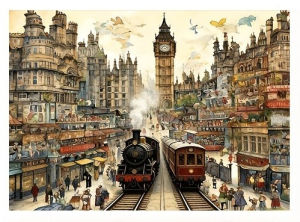 Jigsaw Puzzle for Adults 500/1000/1200/2000PCS Scenery DIY Craft Home Wall Decoration Gift Idea Frameless