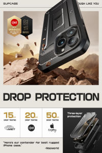 SUPCASE Unicorn Beetle Pro Case for iPhone 15 Pro Max case 6.7 inch (2023 Release) with Built-in Screen Protector & Kickstand & Belt-Clip Heavy Duty Rugged Case