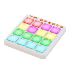 Bộ Điều Khiển MIDI Không Dây JAMJUM JP-MINI Bluetooth 16 Pad RGB Sử Dụng Pin 4 Đường Cong Tốc Độ Hỗ Trợ Aftertouch Dành Cho Nhạc Sĩ